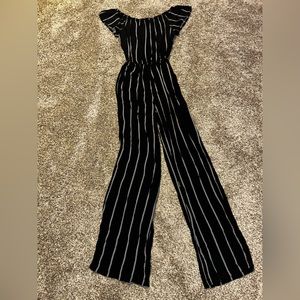 Forever 21 black and white striped jumper